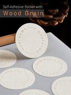Wood Grain Textured Stickers