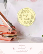 Classic Gear Stickers, Gold / Silver