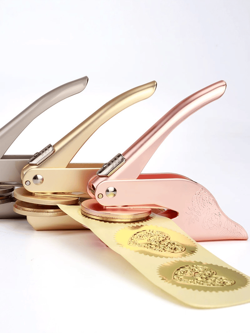 Classic Gear Stickers, Gold / Silver