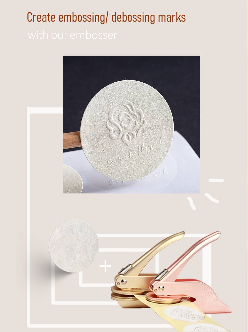 Wood Grain Textured Stickers