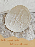 Natural Fiber Textured Stickers