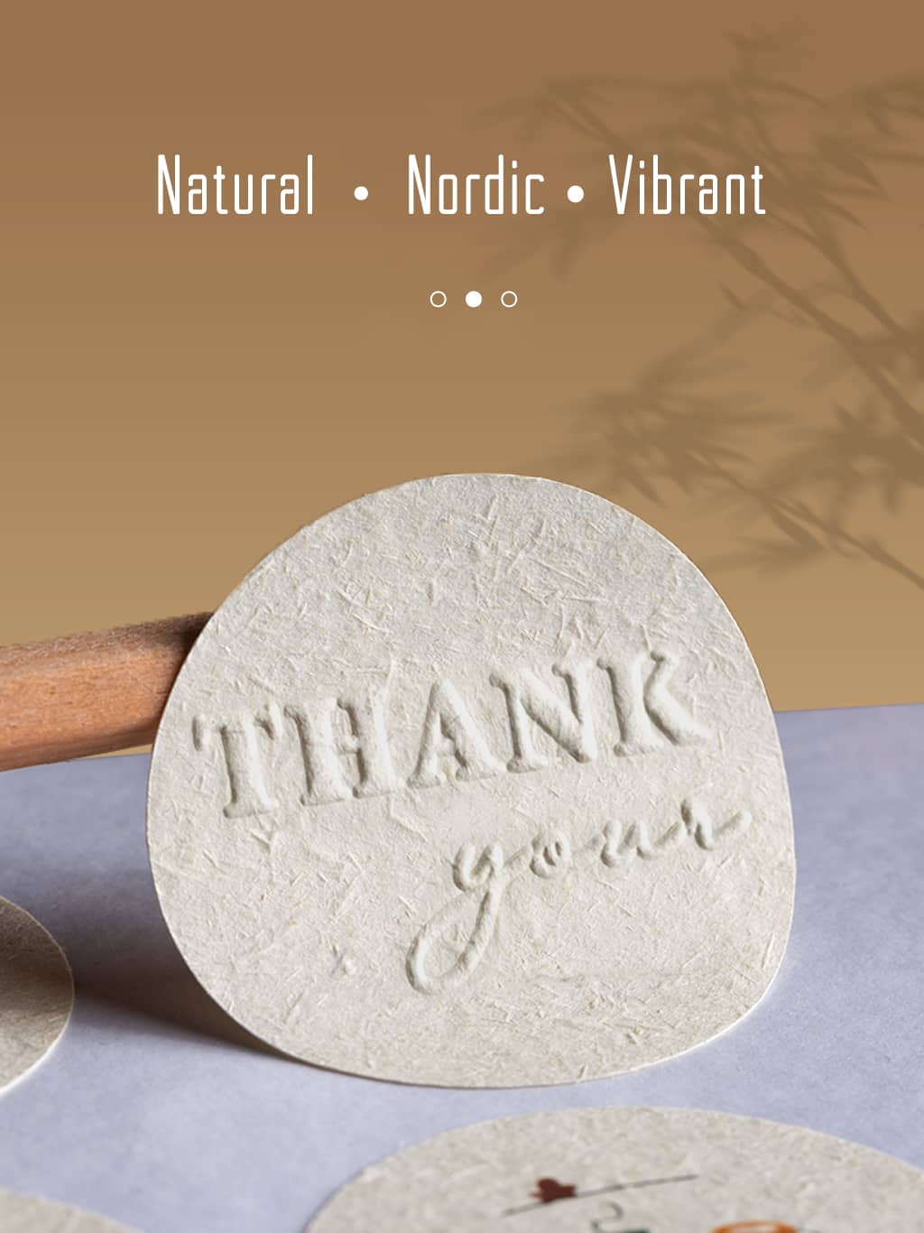 Natural Fiber Textured Stickers