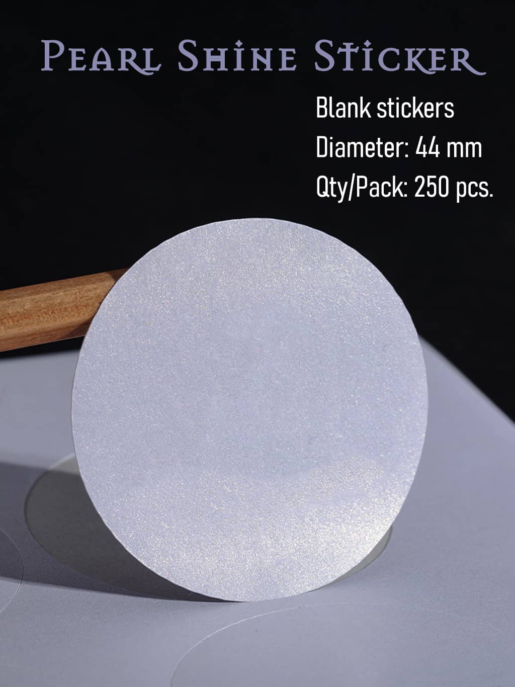 Pearl Shine Textured Stickers