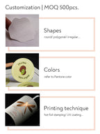 Natural Fiber Textured Stickers